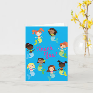 Mermaid Birthday Party Card