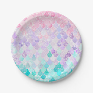Mermaid Birthday Party, Paper Plates