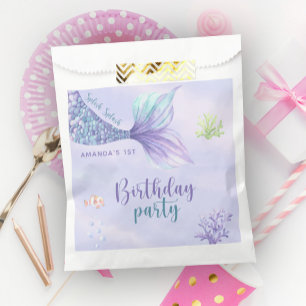Mermaid Birthday Party Under The Sea Mermaid Favour Bags