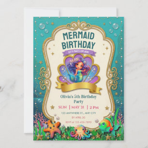 Mermaid Birthday Party Under the Sea Sparkle