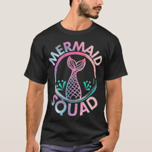 Mermaid Birthday Squad Party T  Gift T best friend T-Shirt