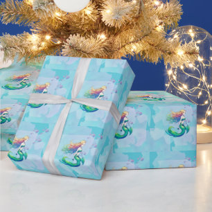 Mermaid Birthday under the Sea Wrapping Paper