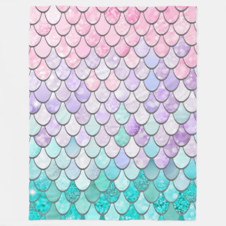 Mermaid Blanket, Fleece Blanket