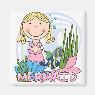 Mermaid - Blonde Tshirts and Gifts Magnet