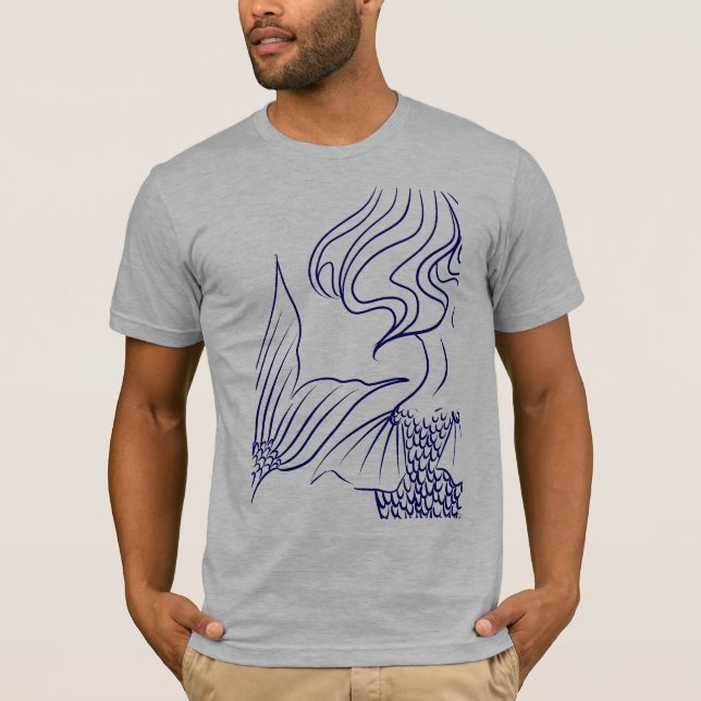 Mermaid Blue T-Shirt (Front)