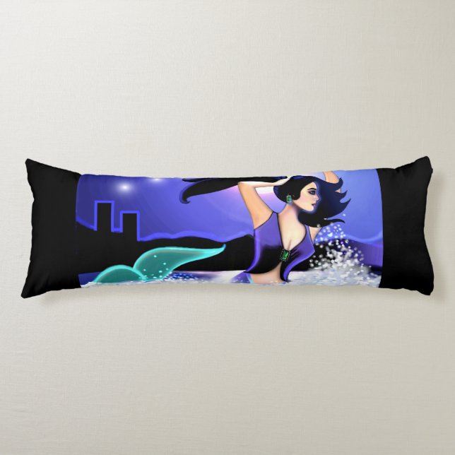 Mermaid Body Pillow (Front)