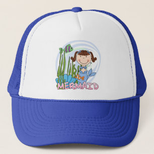 Mermaid - Brunette Tshirts and Gifts Trucker Hat
