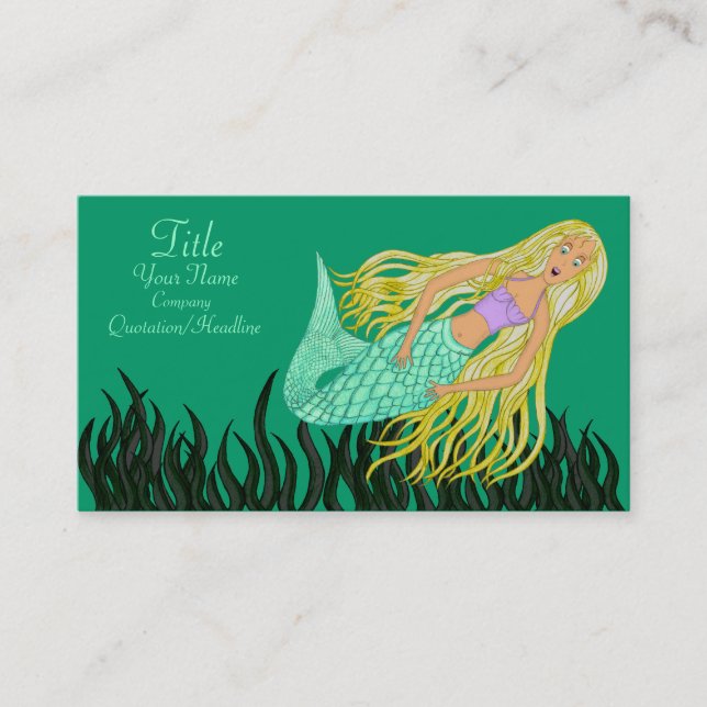 Mermaid Business Card (Front)