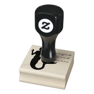 Mermaid Business Sea Girl Rubber Stamp
