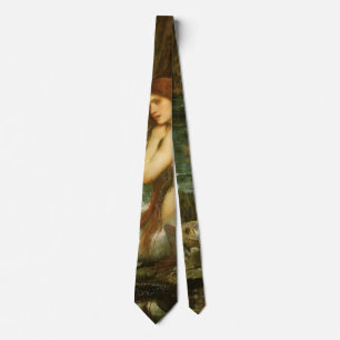 Mermaid by John William Waterhouse Tie