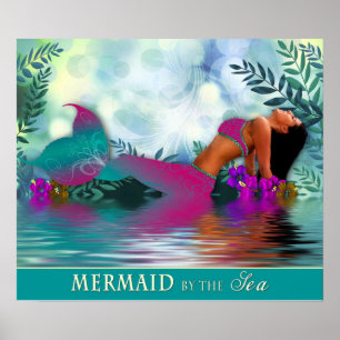 Mermaid by the Sea - Poster