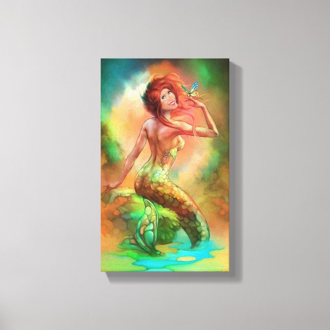 Mermaid Canvas Art (Front)