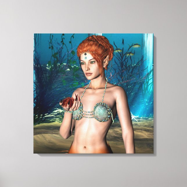 Mermaid Canvas Print (Front)