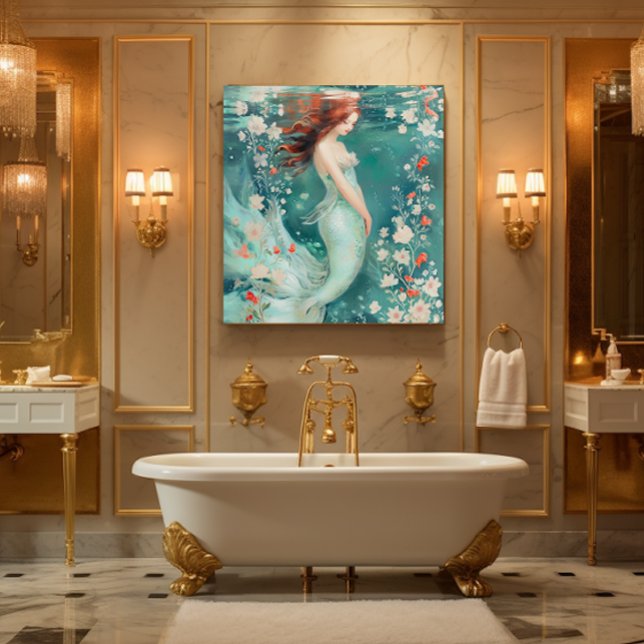 Mermaid Canvas Print (For illustration Purposes Only.
Actual Size May Vary.)