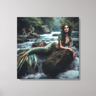 Mermaid Canvas Print