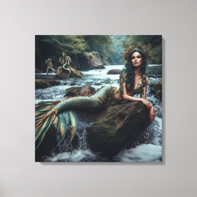 Mermaid Canvas Print (Front)