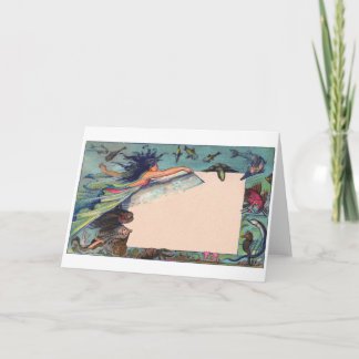 mermaid card