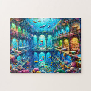 Mermaid Castle Enchanting Underwater Kingdom Jigsaw Puzzle
