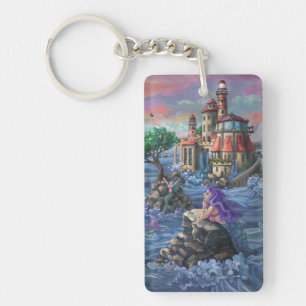 Mermaid Castle Key Ring