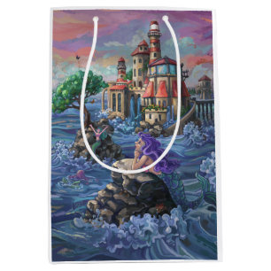 Mermaid Castle Medium Gift Bag