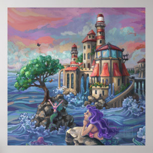 Mermaid Castle Poster