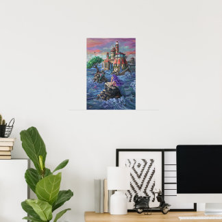 Mermaid Castle Poster