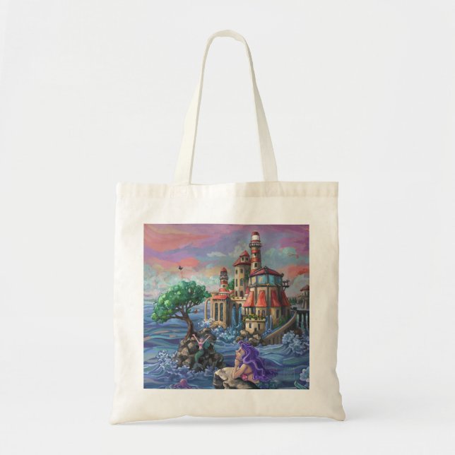 Mermaid Castle Tote Bag (Front)