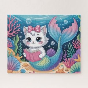 Mermaid Cat Jigsaw Puzzle