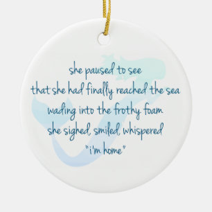 Mermaid Ceramic Tree Decoration