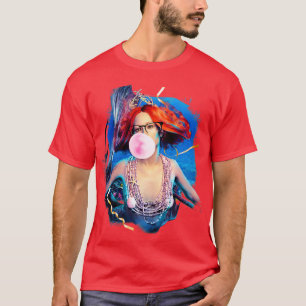 Mermaid Chewing Bubble Gum T-Shirt