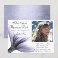 Mermaid Chic | Dusty Lavender Purple Splish Splash