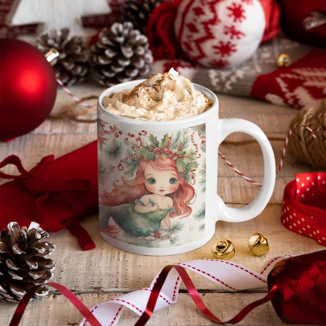 Mermaid Christmas  Coffee Mug (Creator Uploaded)