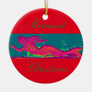 mermaid christmas ornament