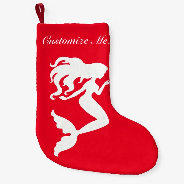 Mermaid Christmas Stocking (Front)