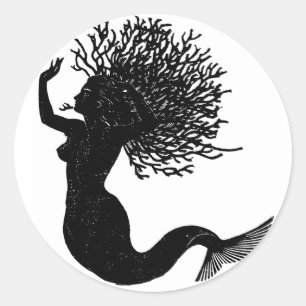 Mermaid Classic Round Sticker