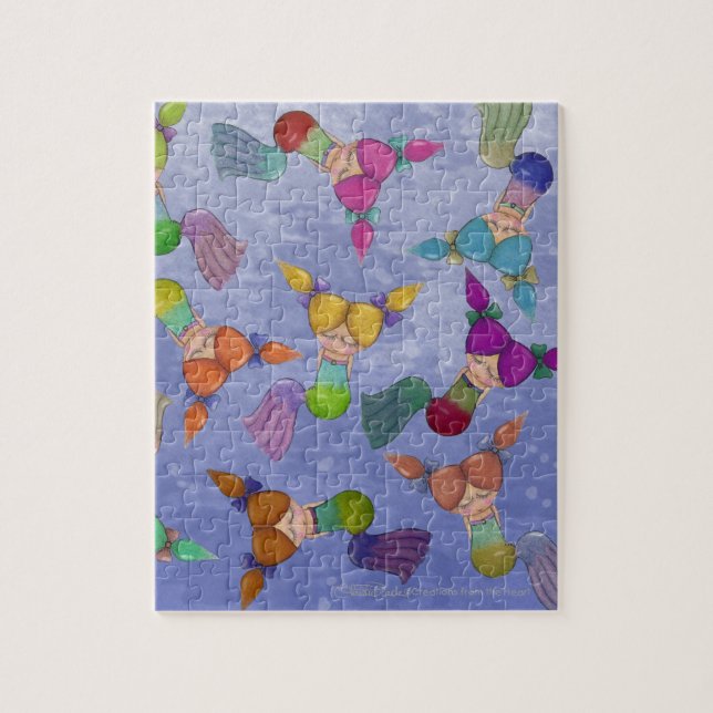 Mermaid Collage Jigsaw Puzzle (Vertical)