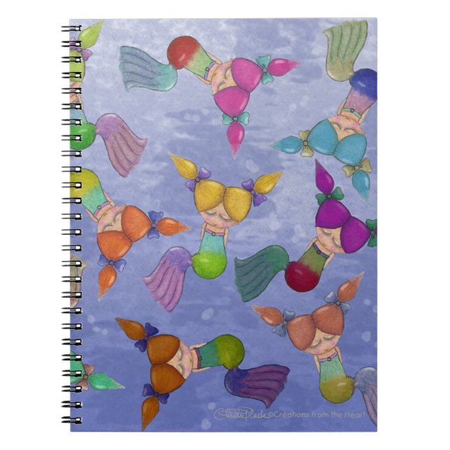 Mermaid Collage Notebook (Front)