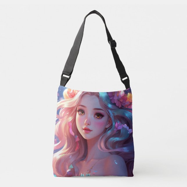 Mermaid  crossbody bag (Front)