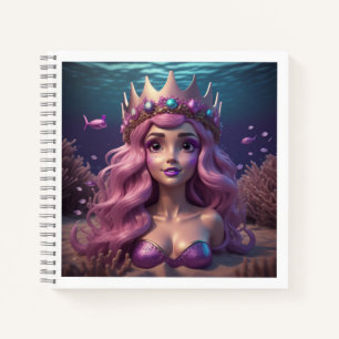 Mermaid Crown Notebook