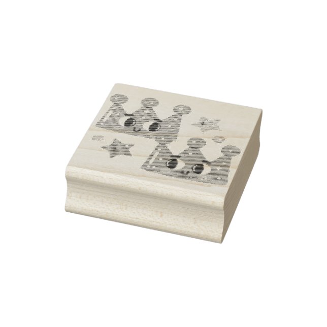 Mermaid Crown Rubber Stamp (Stamp)