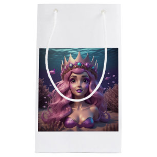 Mermaid Crown  Small Gift Bag