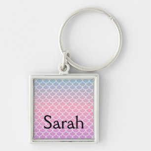 Mermaid Custom Name keychain - Sarah