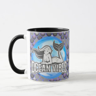 Mermaid Cute Grey Mug