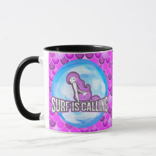 Mermaid Cute Purple Mug