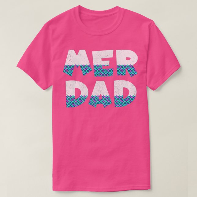 Mermaid Dad T-Shirt (Design Front)