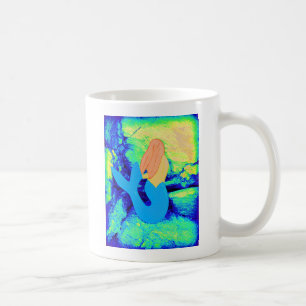 mermaid design coffee mug