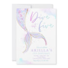 Mermaid Dive Into Five 5th Birthday Party