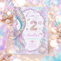 Mermaid Dive Into Two Whimsical 2nd Birthday