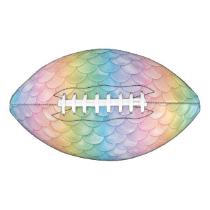 Mermaid Dragon Scales American Football