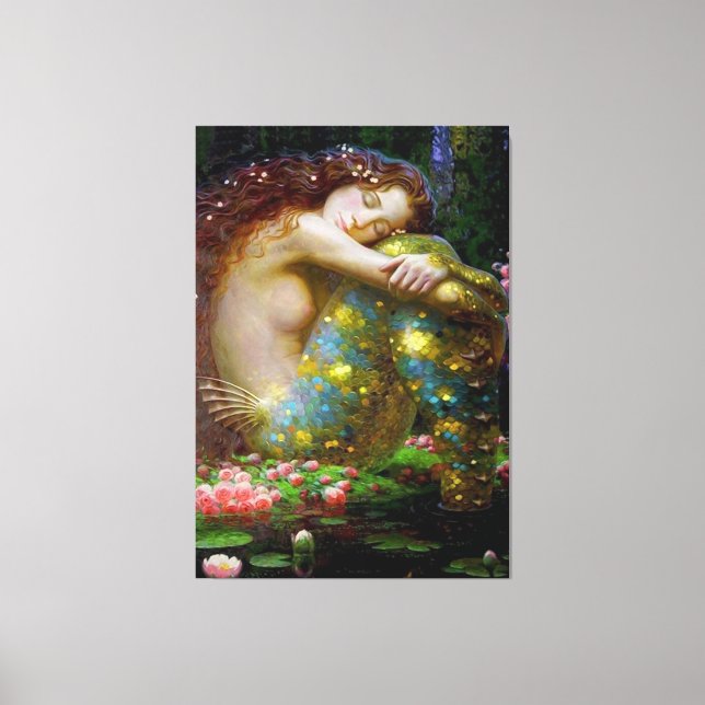  Mermaid Dream Canvas Print (Front)